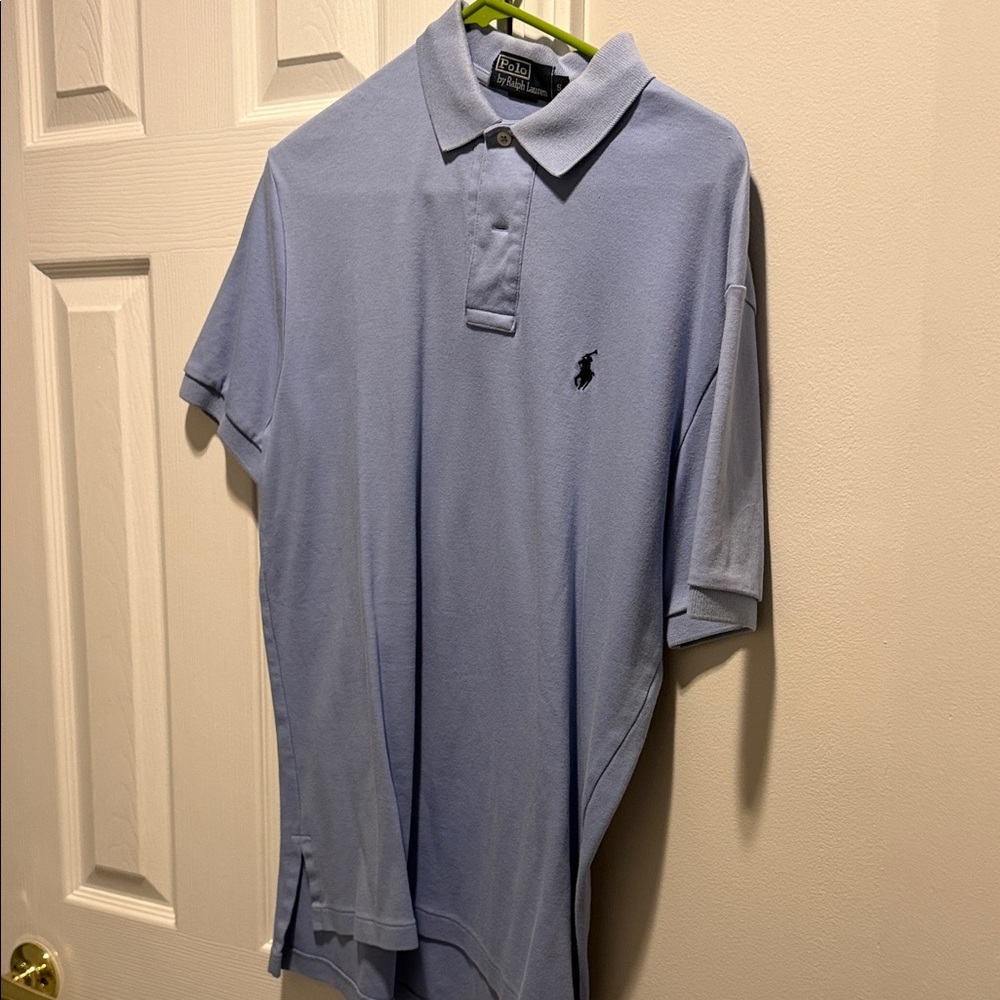 Polo by Ralph Lauren Men's Sky Blue Polo Shirt